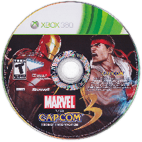 Marvel Vs. Capcom 3: Fate of Two Worlds Xbox 360 US box art